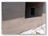 We had a smooth finish. It would be coated with two layers of cowdung slurry to make the plaster fast.